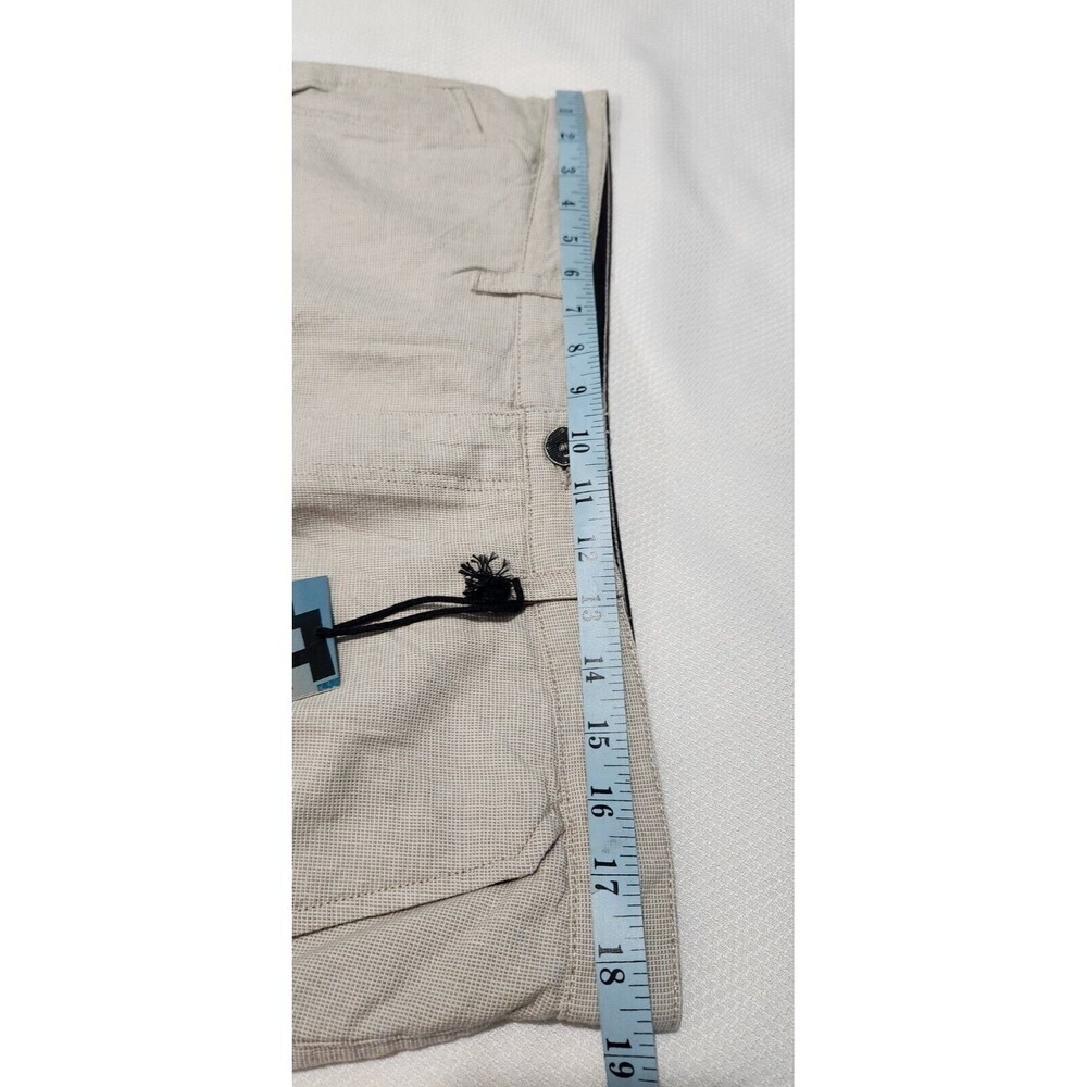 Hang Ten Shorts Size 36 Color Beige 100% Cotton With Pockets - Picture 5 of 12